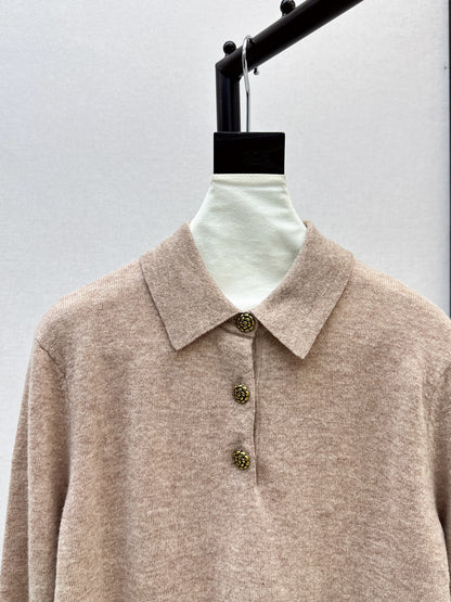 Loro 25fw lapel sweater