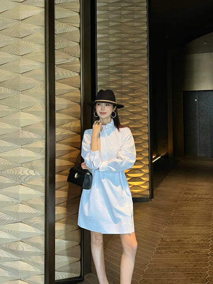 Herm 25fw drawstring dress