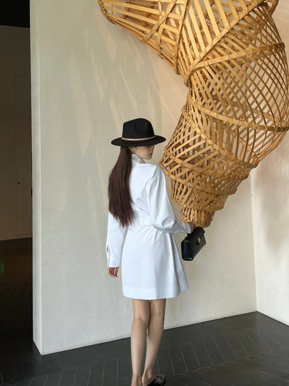 Herm 25fw drawstring dress