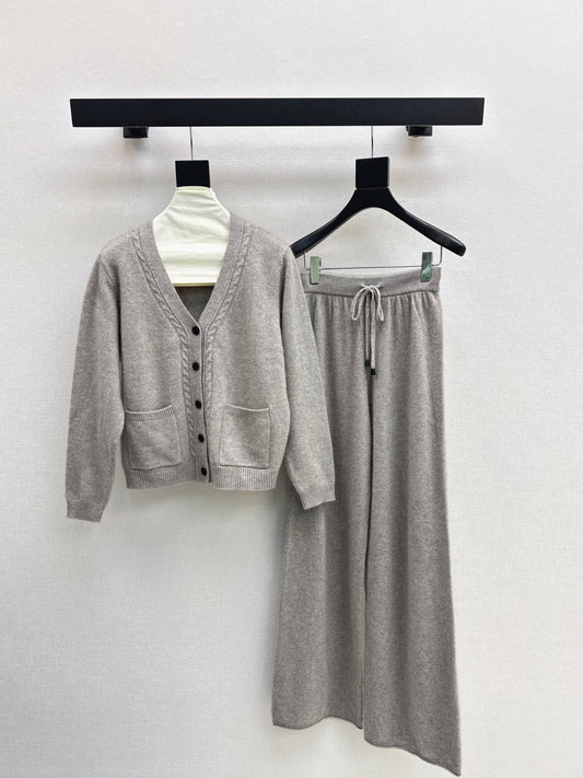 Loro 25fw knitted suit