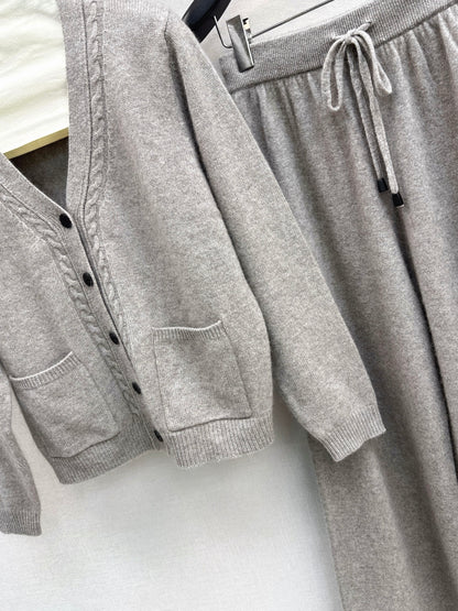 Loro 25fw knitted suit