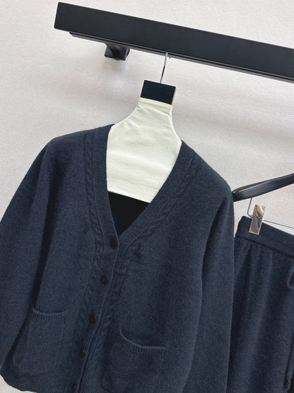 Loro 25fw knitted suit