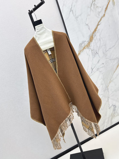 Bur 25fw cape shirt scarf