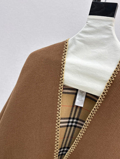 Bur 25fw cape shirt scarf