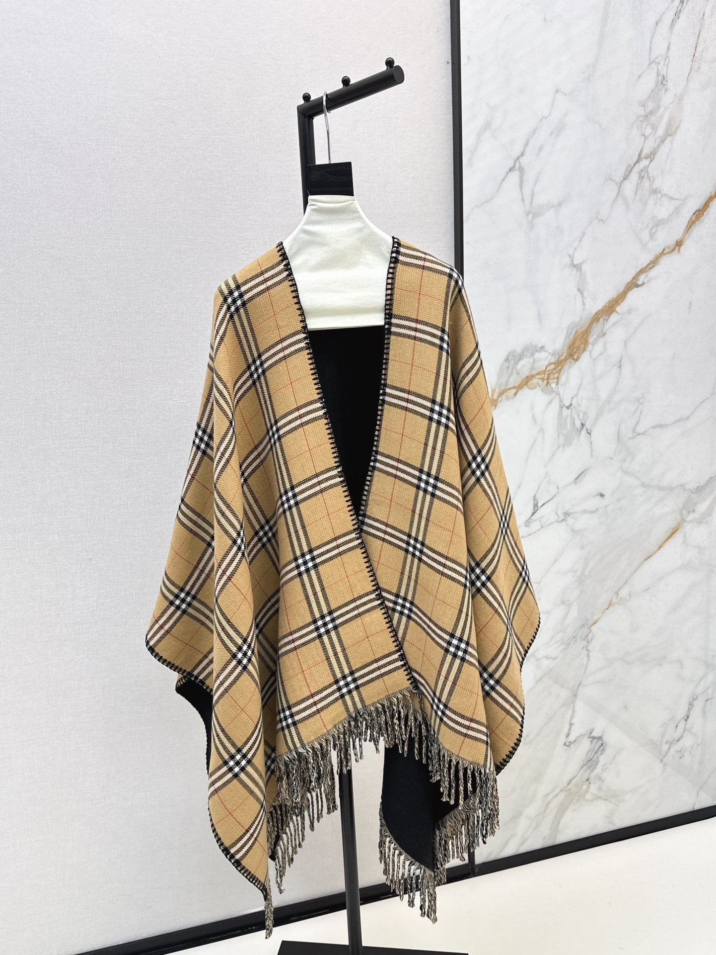 Bur 25fw cape shirt scarf