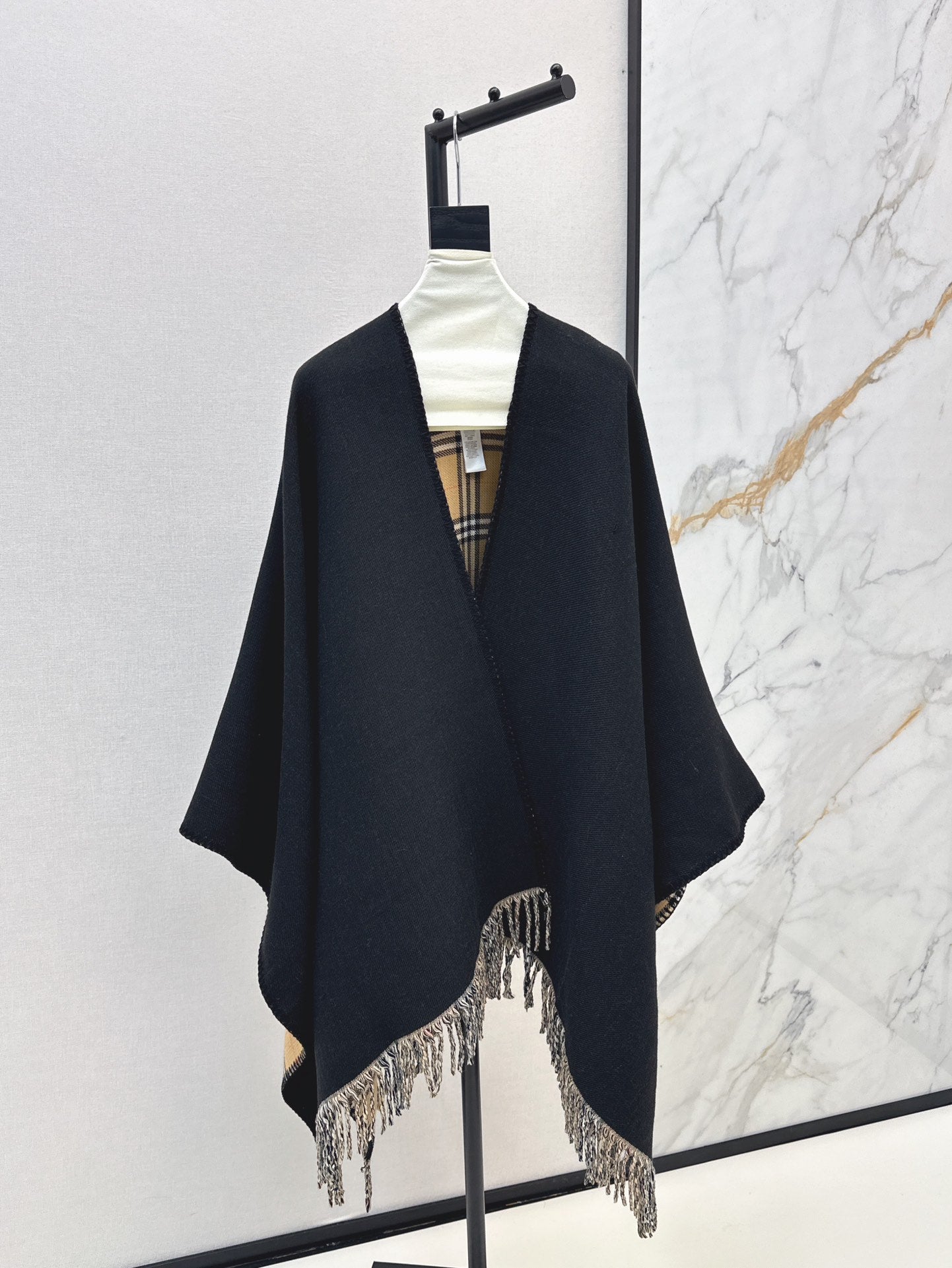 Bur 25fw cape shirt scarf