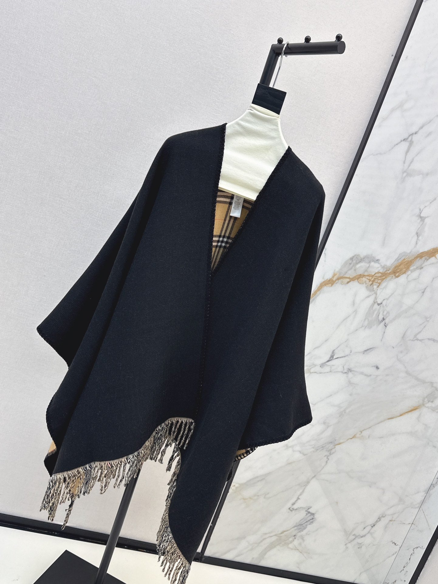Bur 25fw cape shirt scarf
