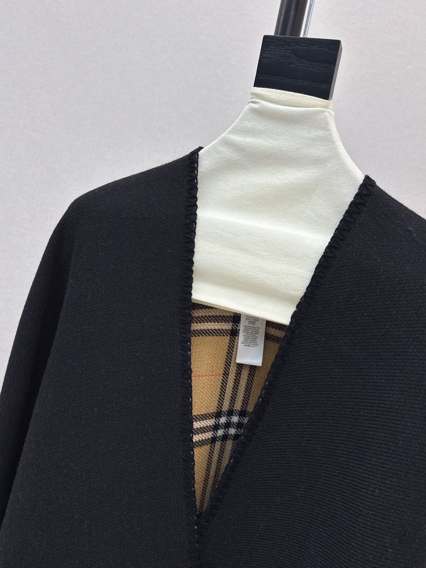 Bur 25fw cape shirt scarf