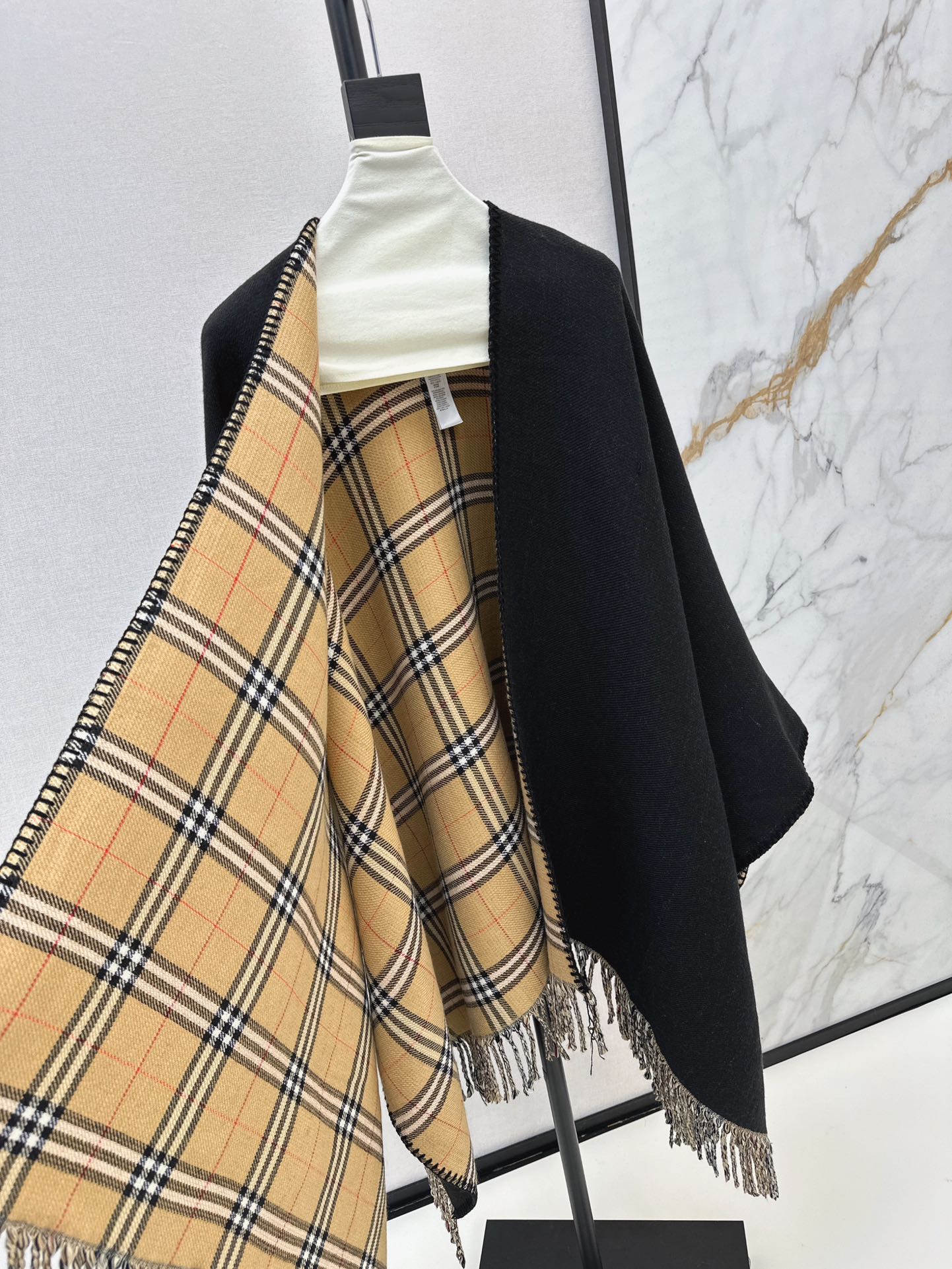 Bur 25fw cape shirt scarf