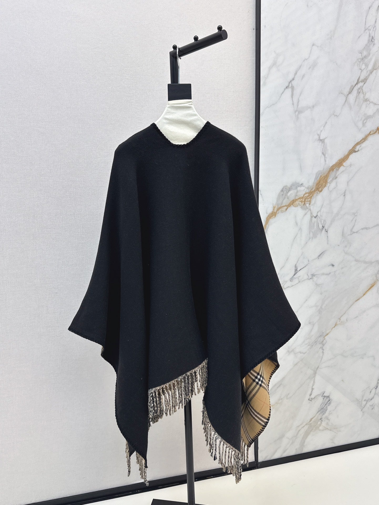 Bur 25fw cape shirt scarf