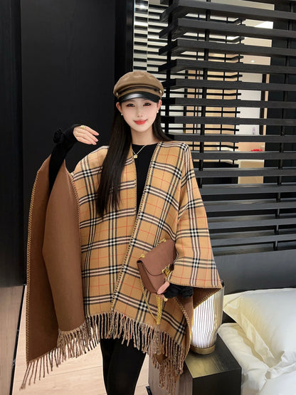 Bur 25fw cape shirt scarf