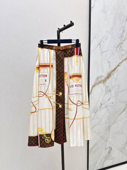 Louis 25fw printed skirt