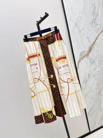 Louis 25fw printed skirt