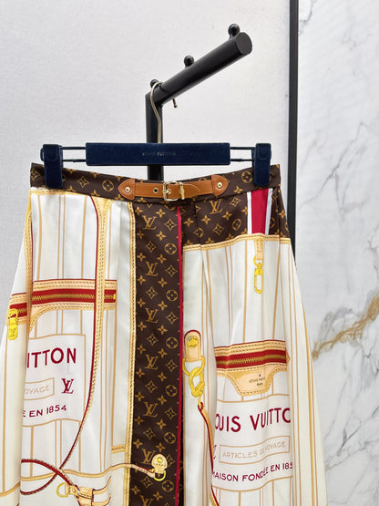 Louis 25fw printed skirt