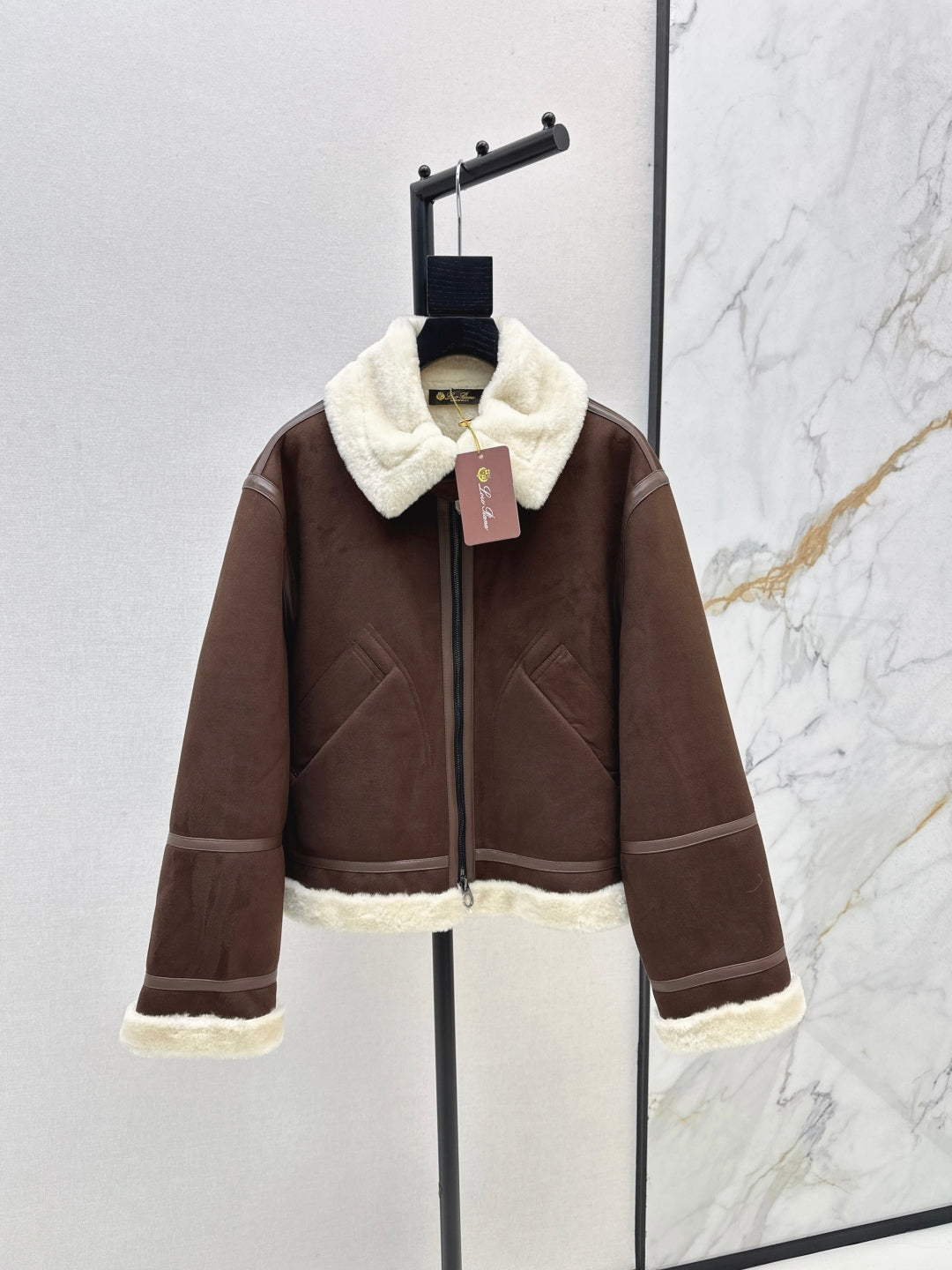 Loro 25fw suede jacket