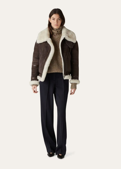 Loro 25fw suede jacket