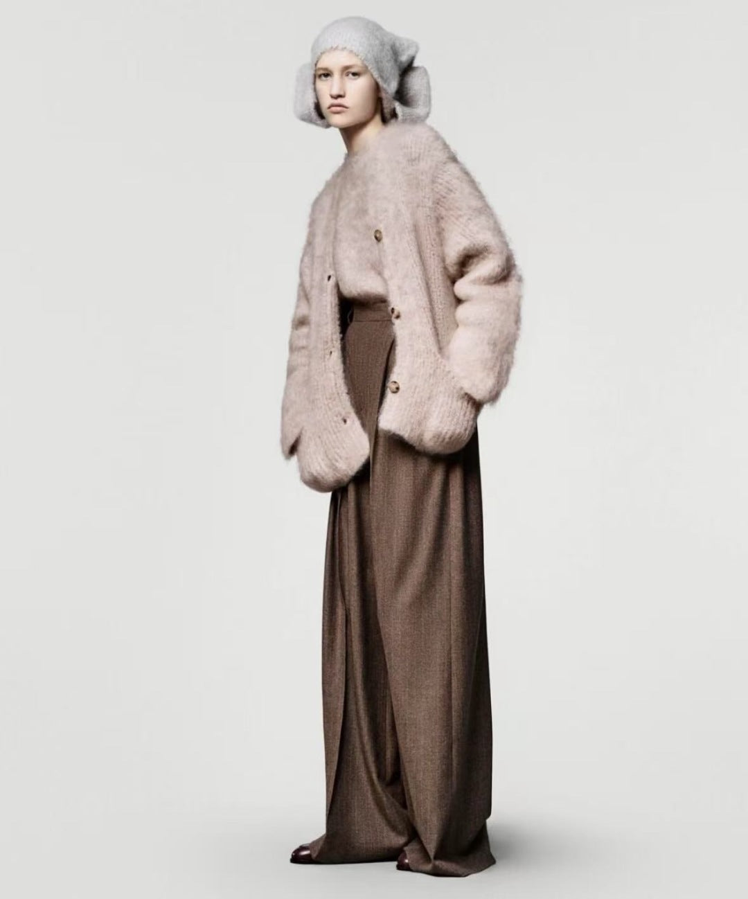 Loro 25fw knitted jacket