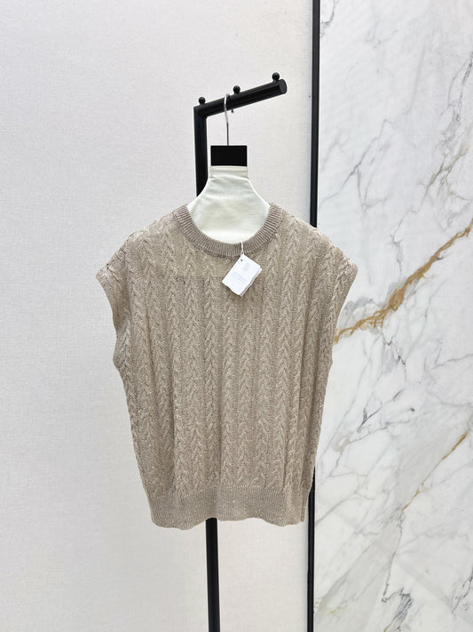 Brune 25fw beaded vest