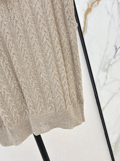 Brune 25fw beaded vest