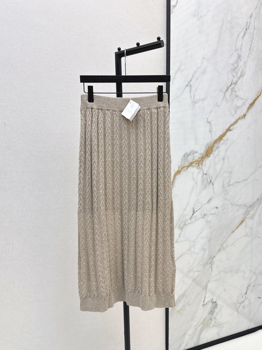 Loro 25fw beaded skirt