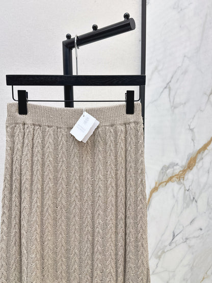 Loro 25fw beaded skirt