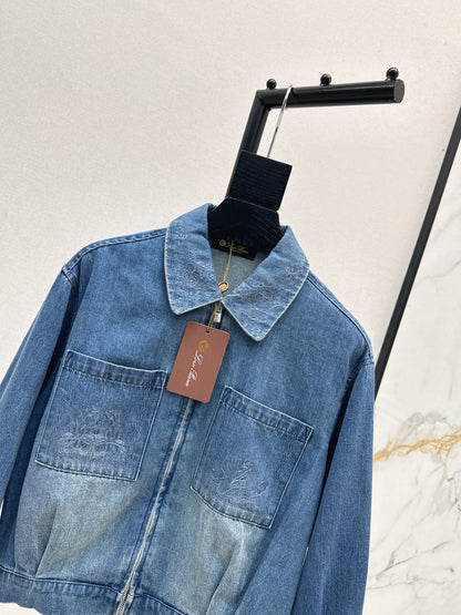 Loro 25fw embroidered jacket