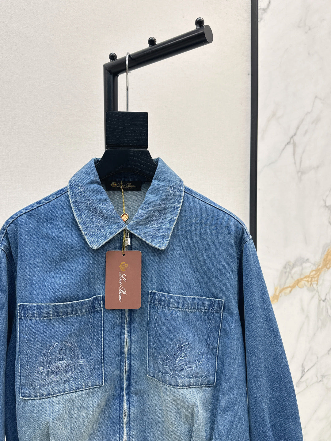 Loro 25fw embroidered jacket