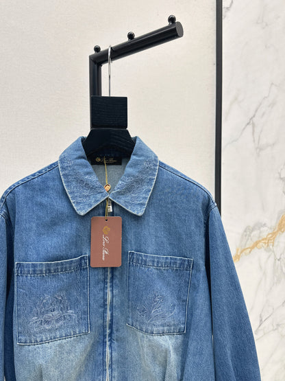 Loro 25fw embroidered jacket