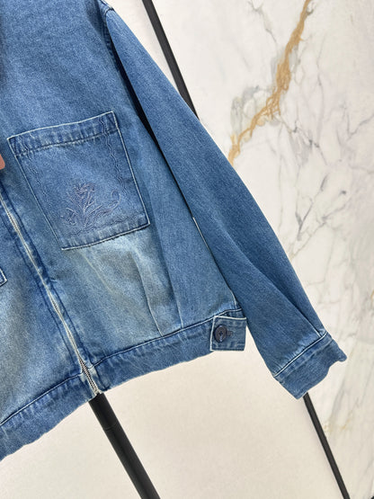 Loro 25fw embroidered jacket