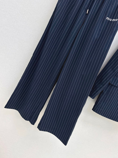 Miu 25fw striped pants