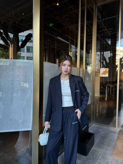 Miu 25fw striped pants