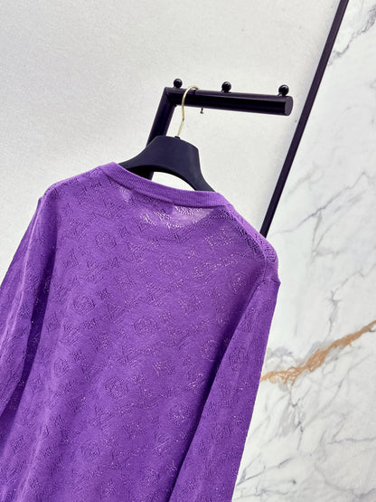 Louis 25fw jacquard sweater