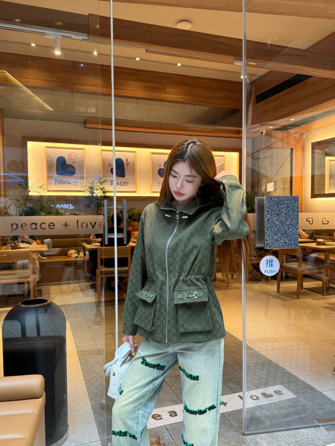 Guc 25fw jacquard jacket