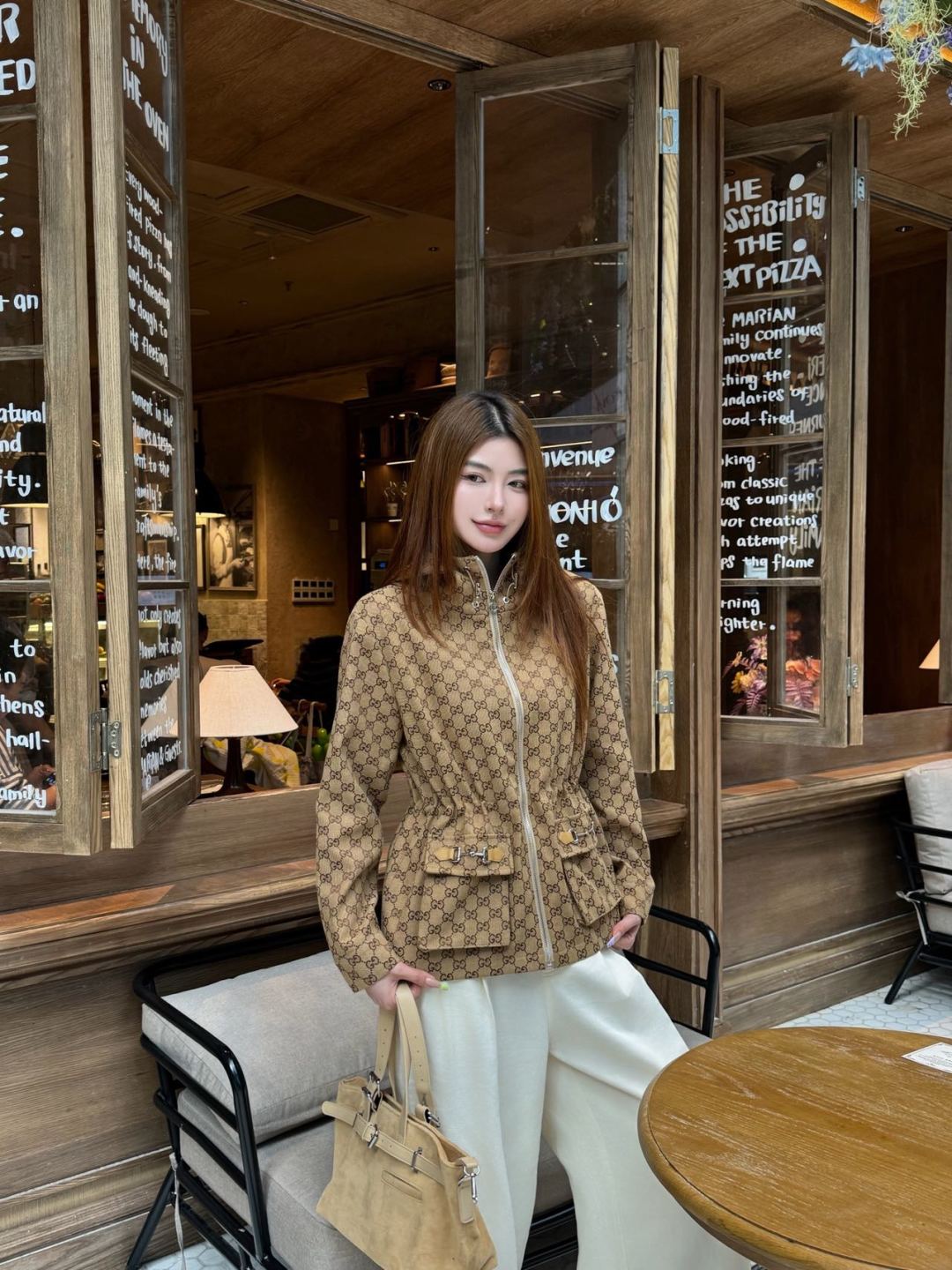 Guc 25fw jacquard jacket