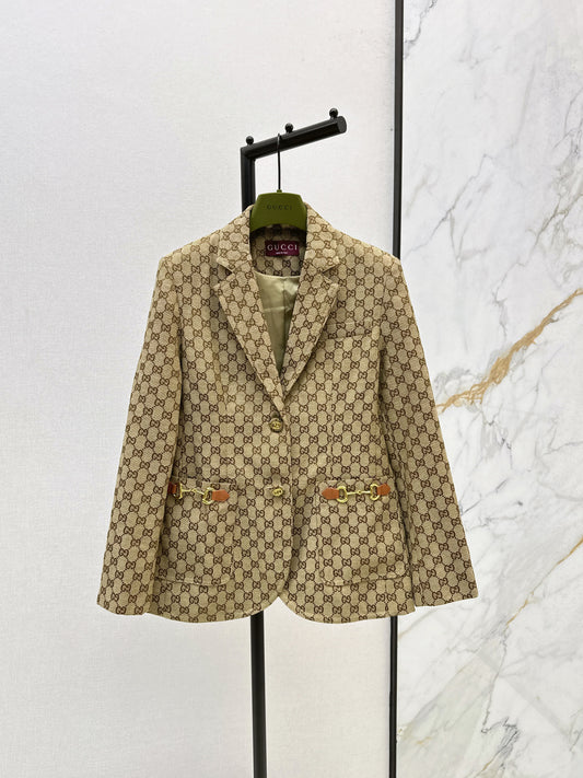 Guc 25fw jacquard blazer