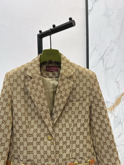 Guc 25fw jacquard blazer