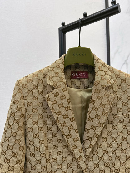 Guc 25fw jacquard blazer