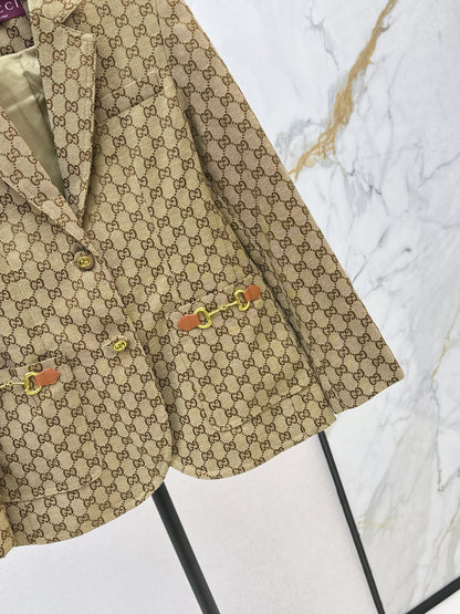 Guc 25fw jacquard blazer