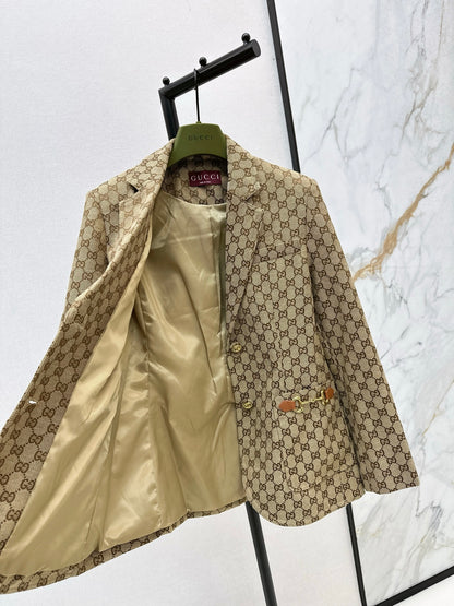 Guc 25fw jacquard blazer
