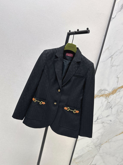 Guc 25fw jacquard blazer