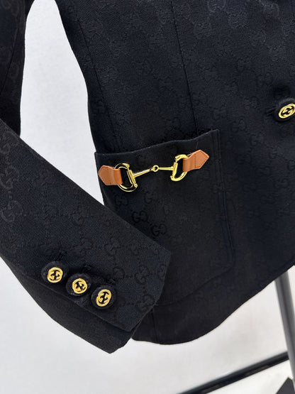 Guc 25fw jacquard blazer