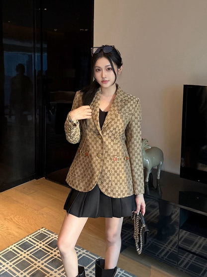 Guc 25fw jacquard blazer