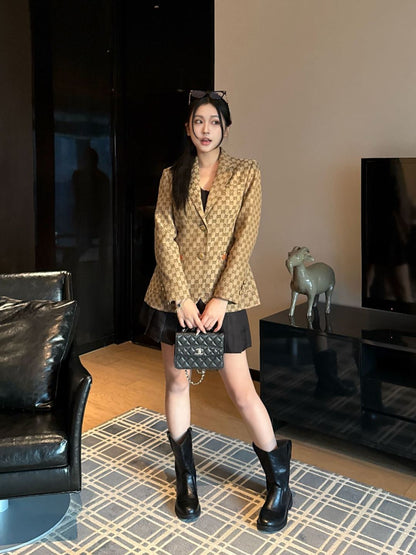 Guc 25fw jacquard blazer