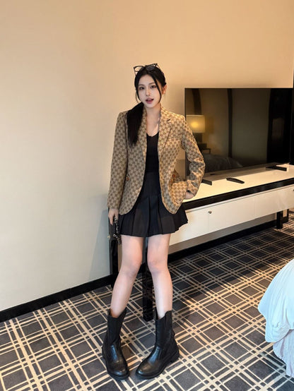 Guc 25fw jacquard blazer