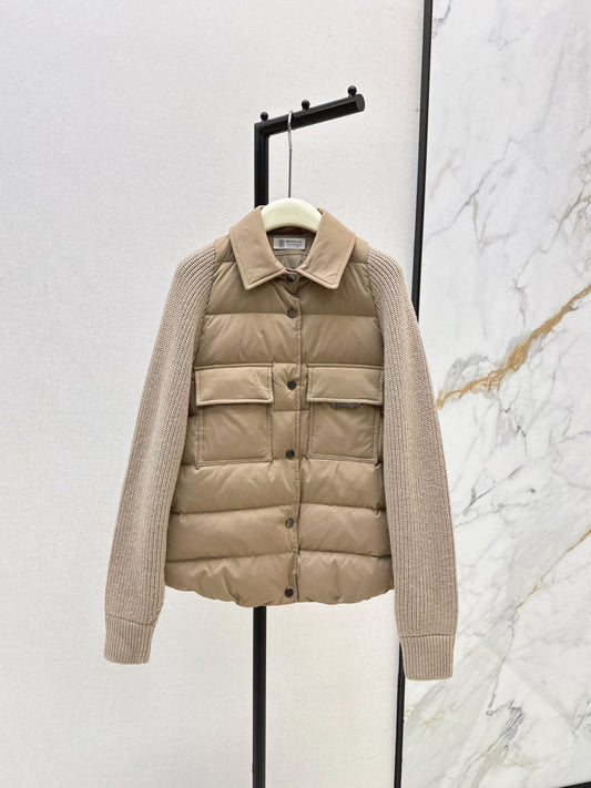 Brune 25fw knitted down jacket