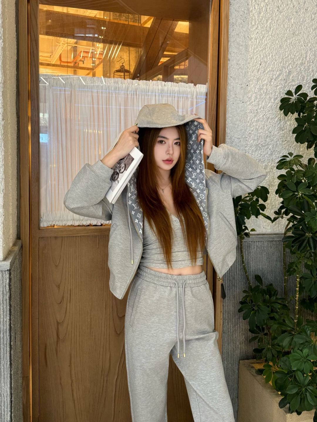 Louis 25fw reversible suit
