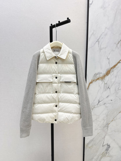 Brun 25fw knitted down jacket