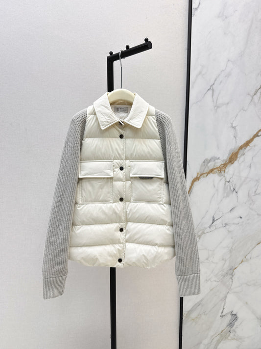 Brun 25fw knitted down jacket