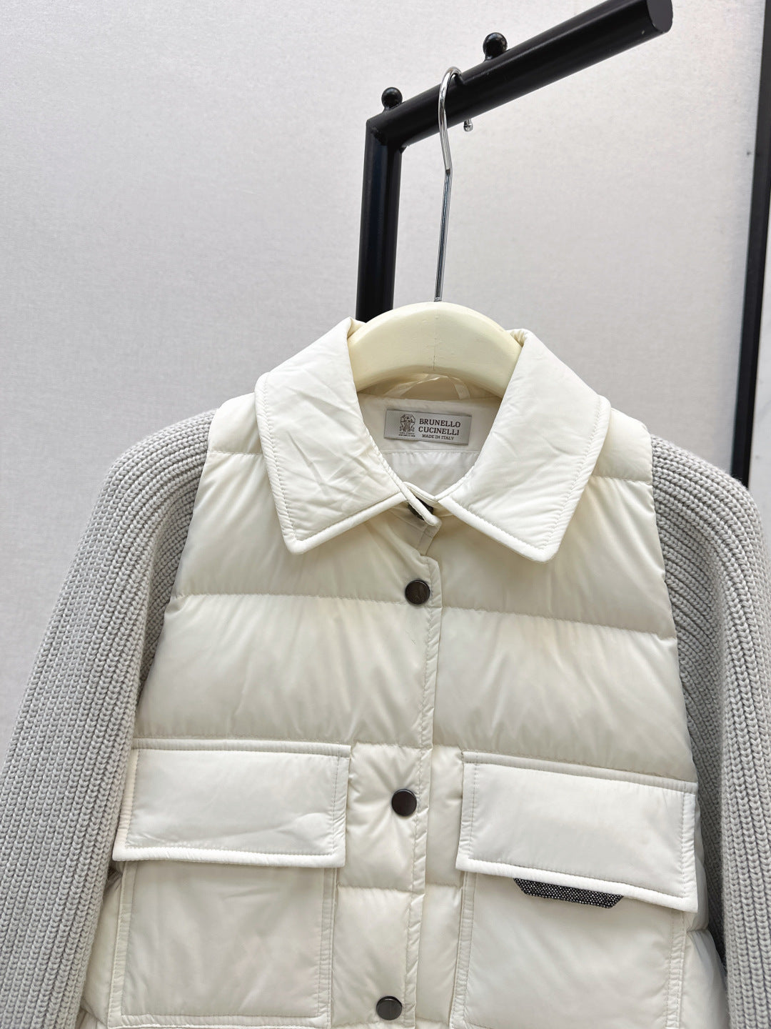 Brun 25fw knitted down jacket