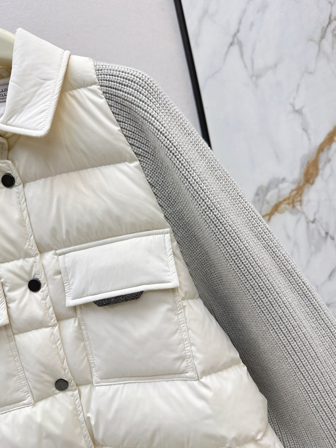 Brun 25fw knitted down jacket